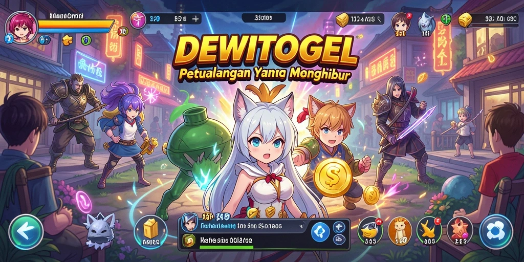 Tampilan gameplay DEWITOGEL yang penuh aksi dan warna.