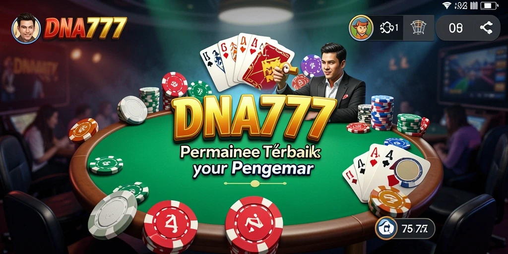 Tampilan gameplay seru di DNA777 saat bermain Poker.