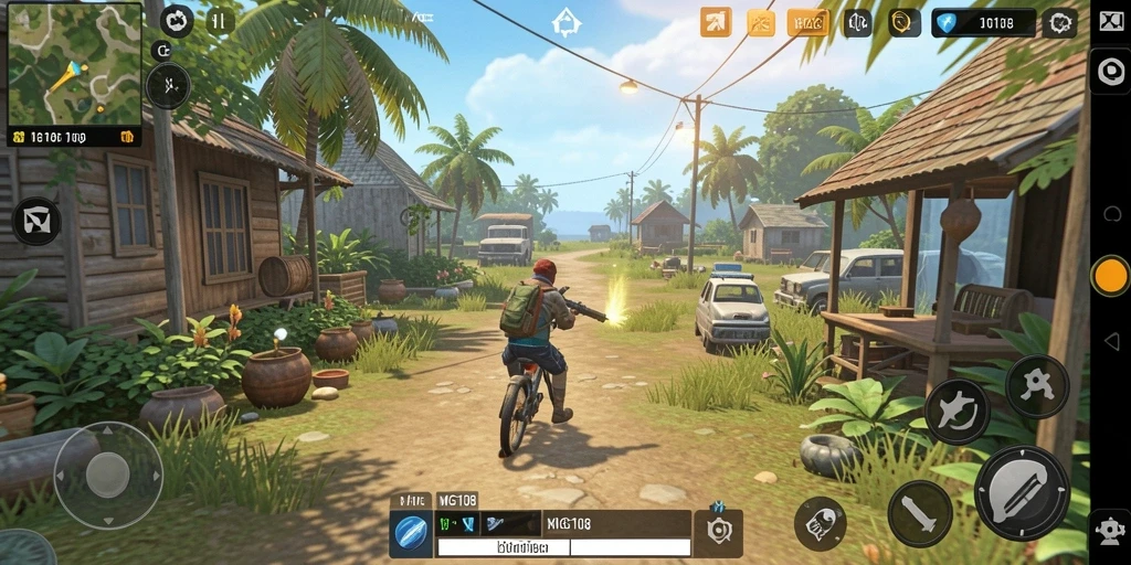 Gambaran gameplay menarik dari MG108 di dunia simulasi.