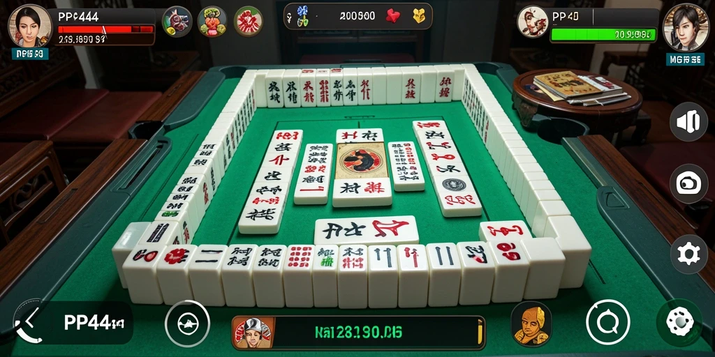 Tampilan menawan dari gameplay Mahjong di PP444.