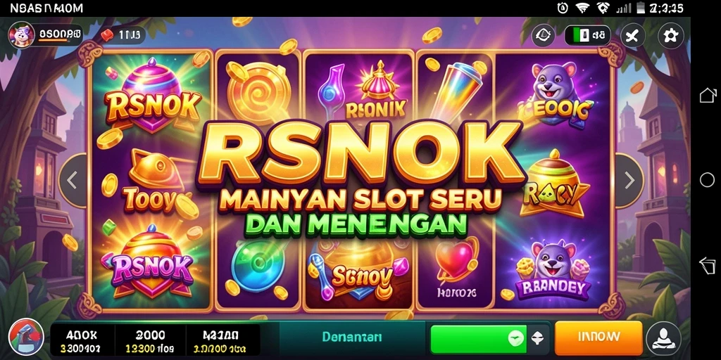 Tampilan gameplay Slot RSNOK yang menakjubkan dan mengasyikkan.