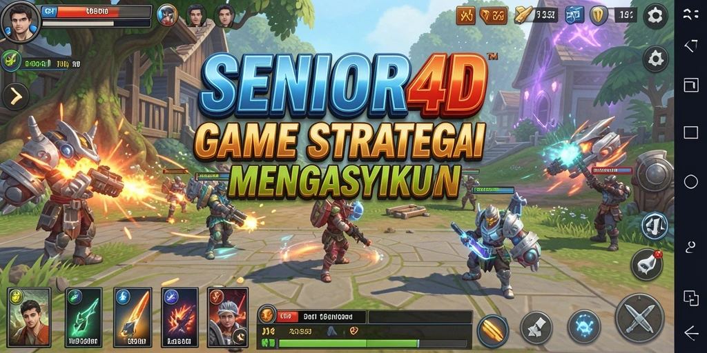 Tampilan menarik dari gameplay SENIOR4D yang mendebarkan.
