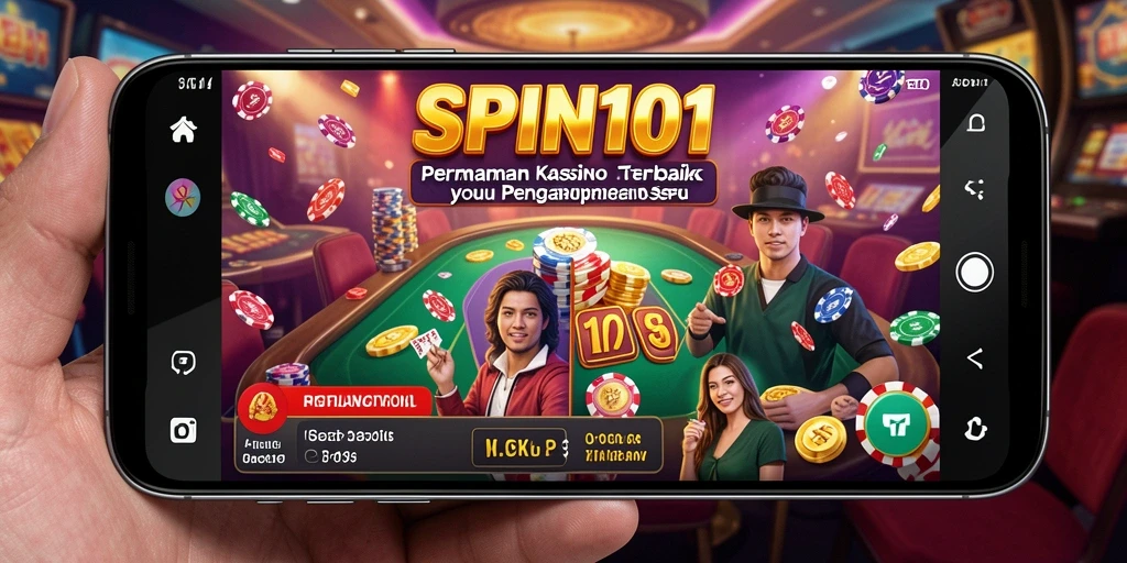 Screenshot gameplay SPIN101 menampilkan aksi mendebarkan permainan Kasino.