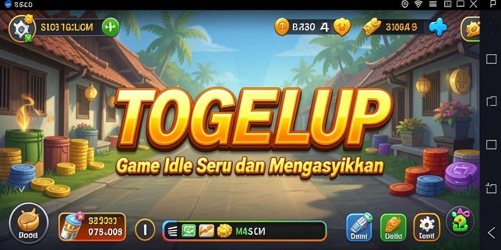 Tampilan gameplay seru dan menarik dari TOGELUP.