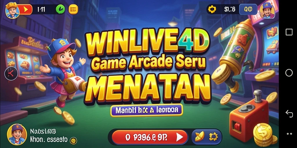 Screenshot gameplay dari WINLIVE4D yang penuh aksi.